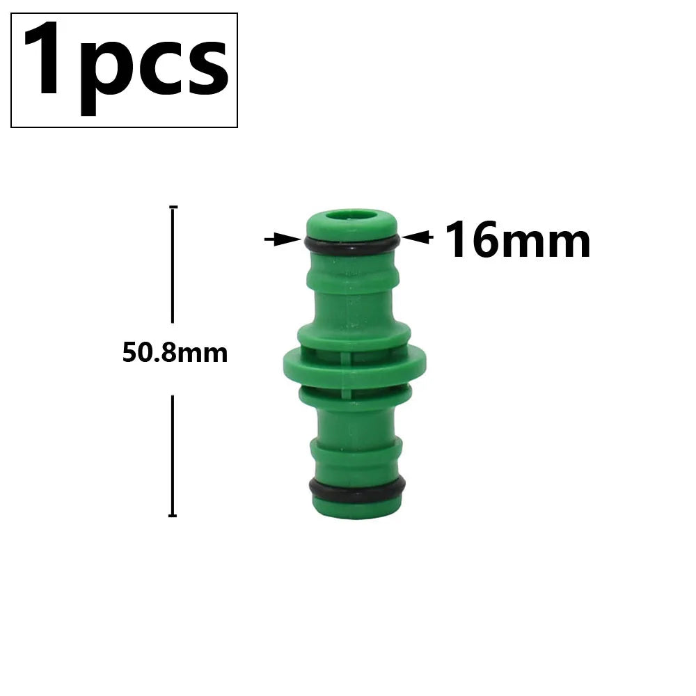 1/4" 1/2" 3/4" 1" Irrigation Garden Hose Connector Garden Tap 16mm Nipples Coupler Drip Irrigation System Waterstop Fittings