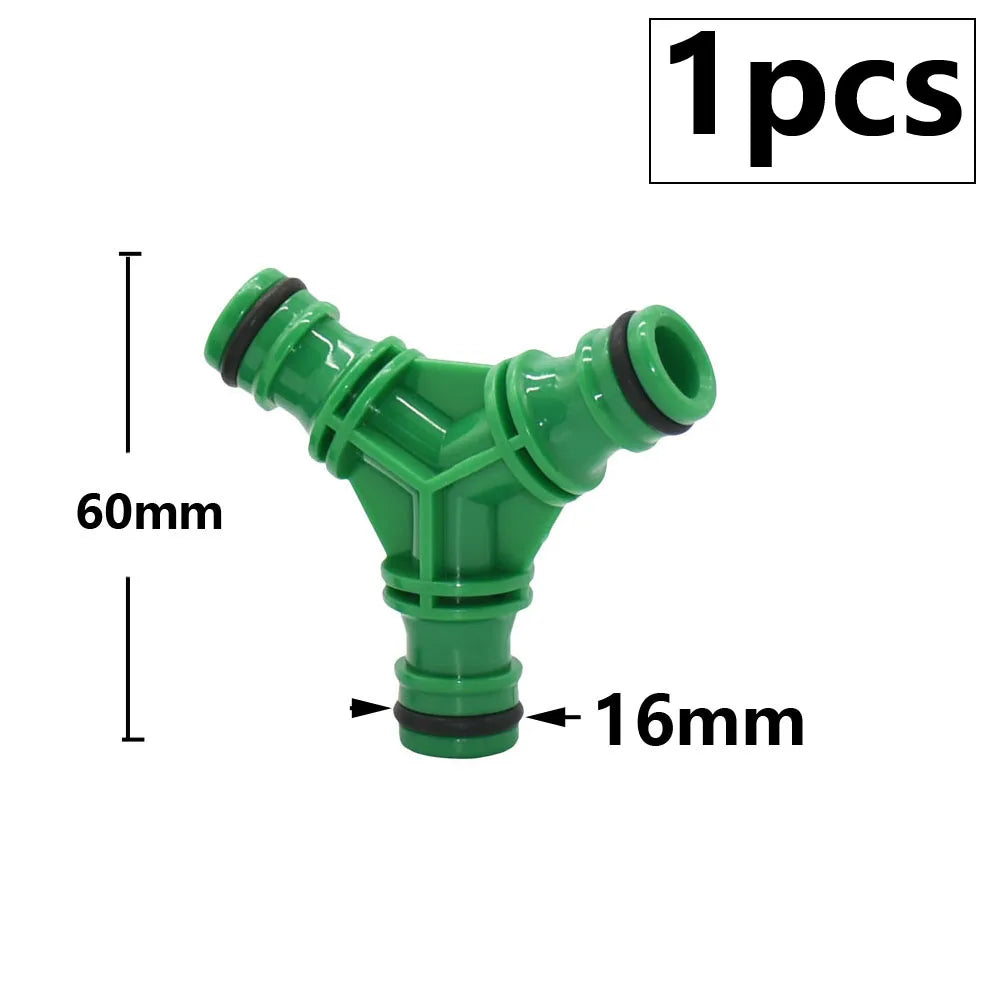1/4" 1/2" 3/4" 1" Irrigation Garden Hose Connector Garden Tap 16mm Nipples Coupler Drip Irrigation System Waterstop Fittings